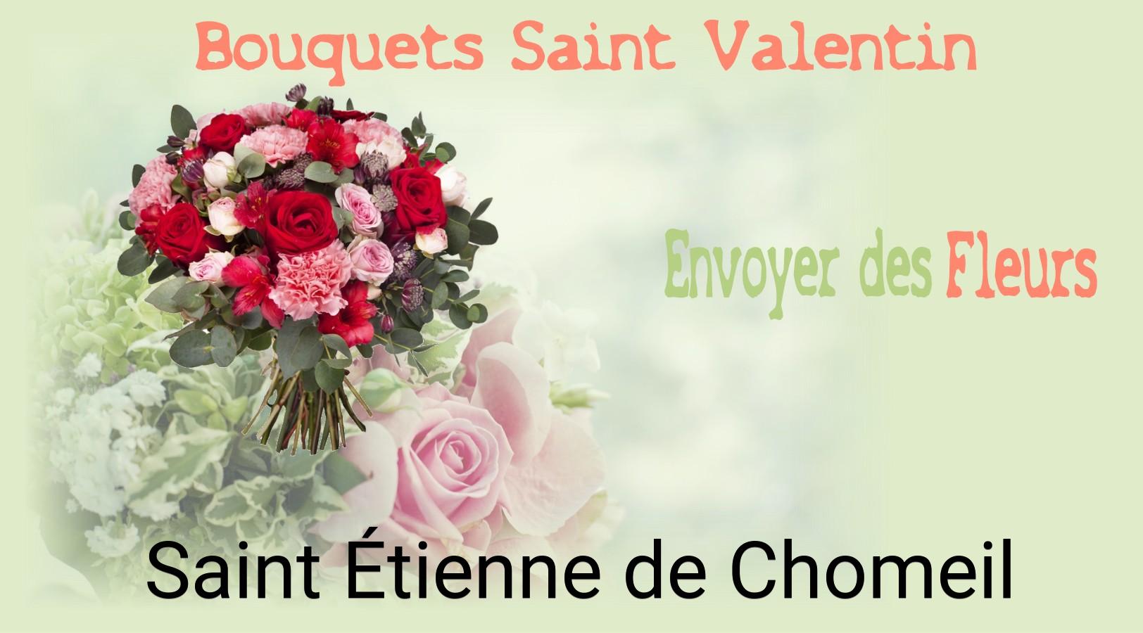Roses de Saint-Valentin livrées à Saint-Étienne-de-Chomeil